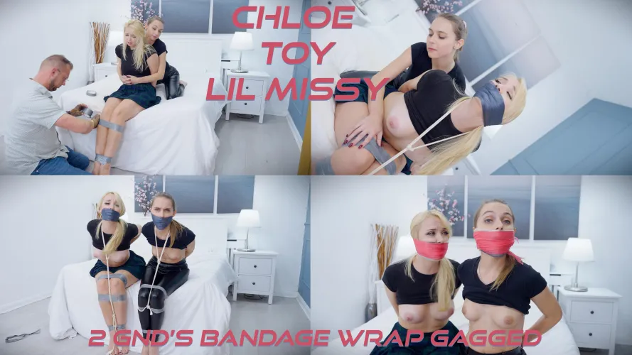 Chloe Toy Lil Missy UK - Double-Crossed! Bandage Gagged Robber Get a Taste of her Own Medicine