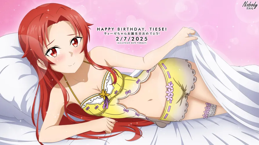 Here is my Tiese fanart (SFW) for her birthday (Cut Content Edition). Happy Birthday, Tiese