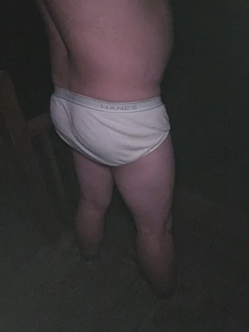 Night put in underwear and boots