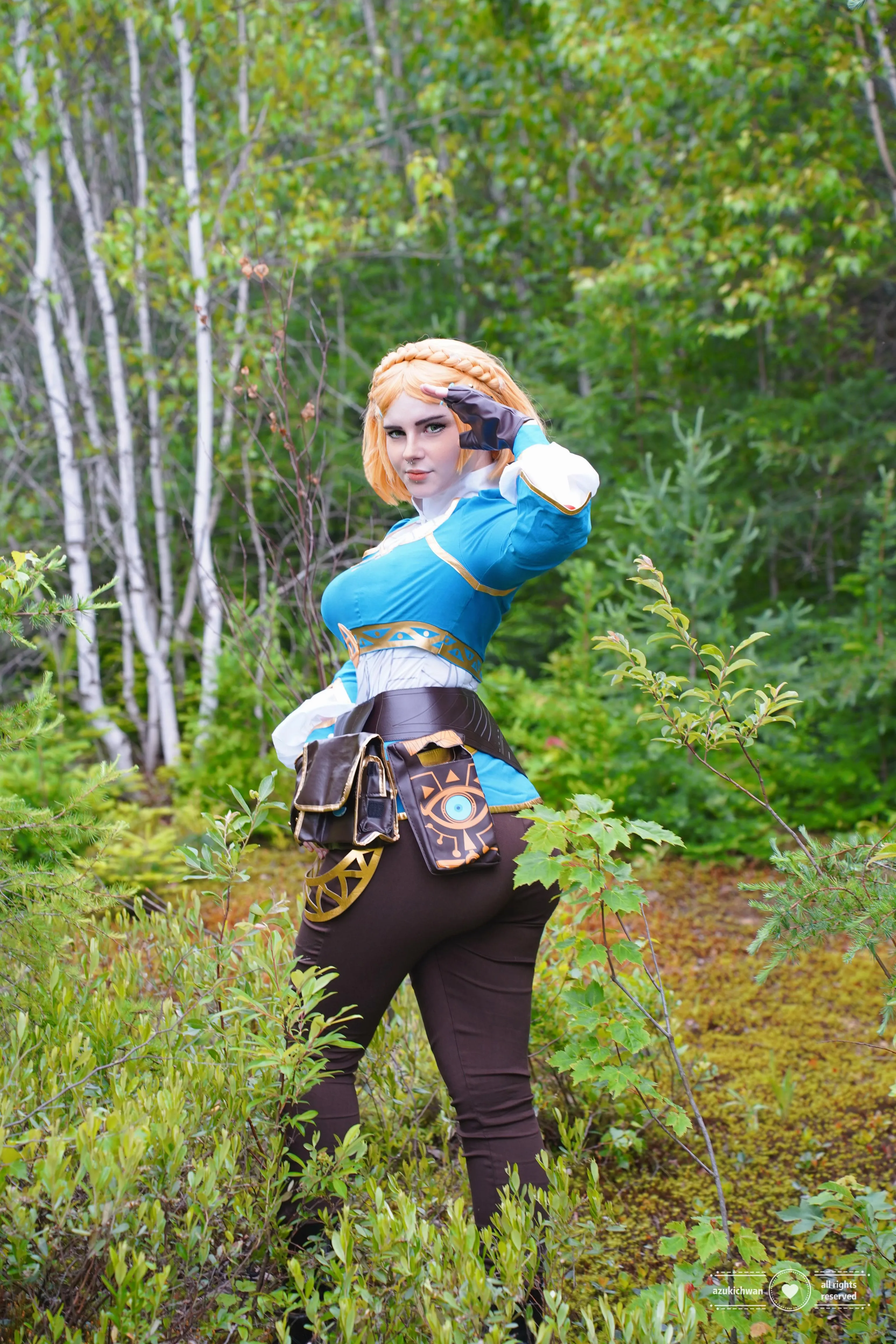 Princess Zelda From BOTW By Azukichwan