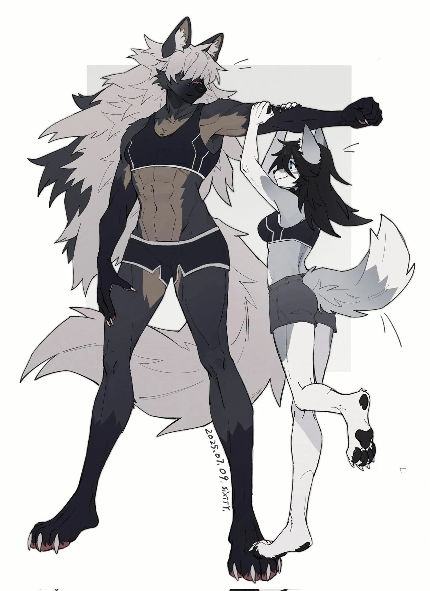The Big, Bad Wolf and Her Littler, Less Scary Wolf GF [FF] (TammyPanthera)