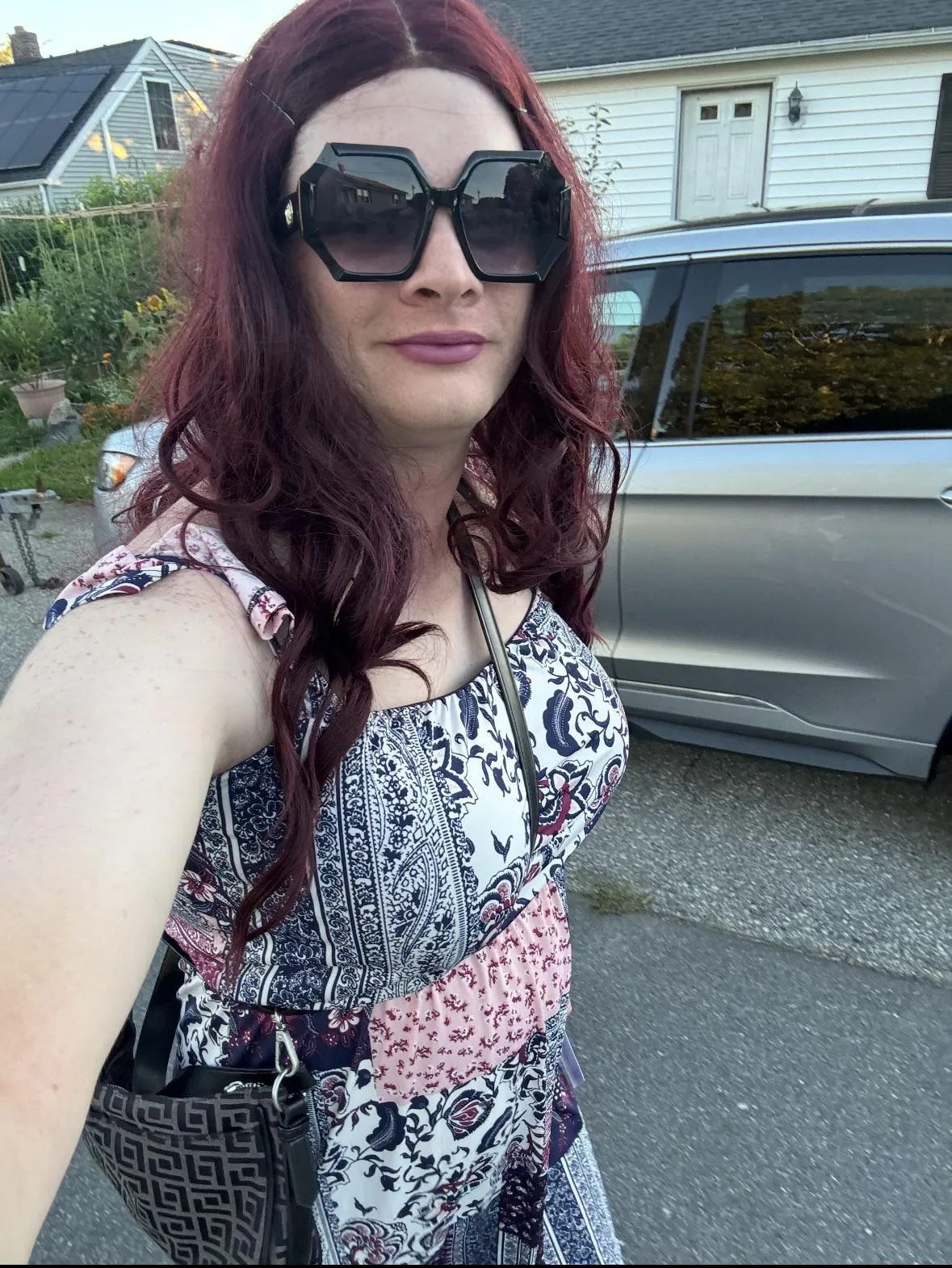 Went on a nice evening walk in my new dress
