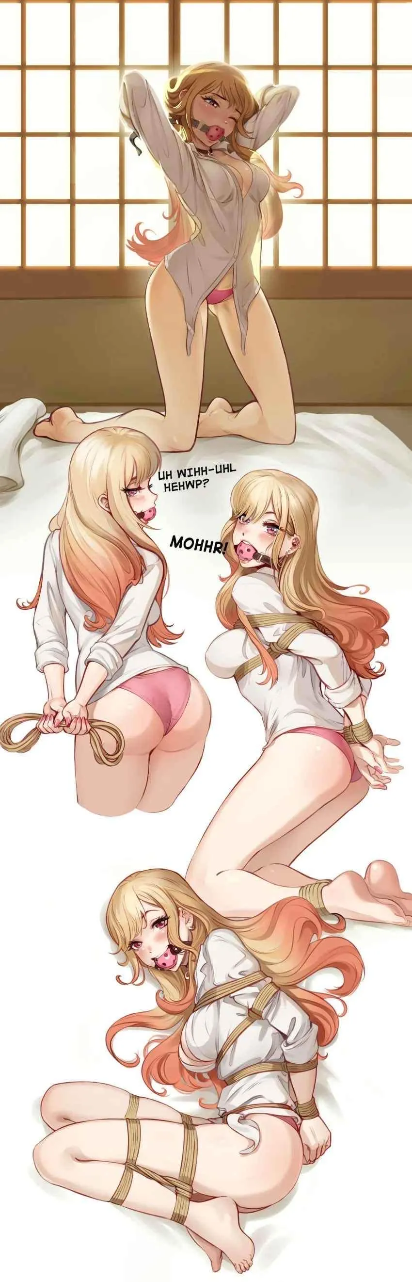 Being tied up is just getting hugged by rope