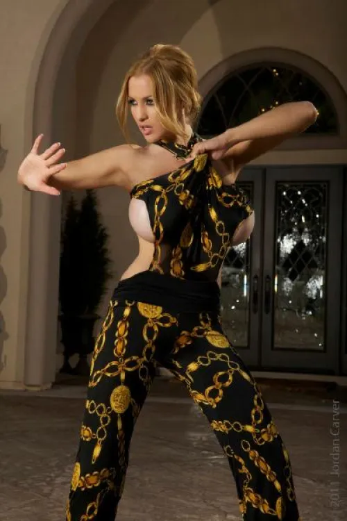 Black and Gold Jumpsuit