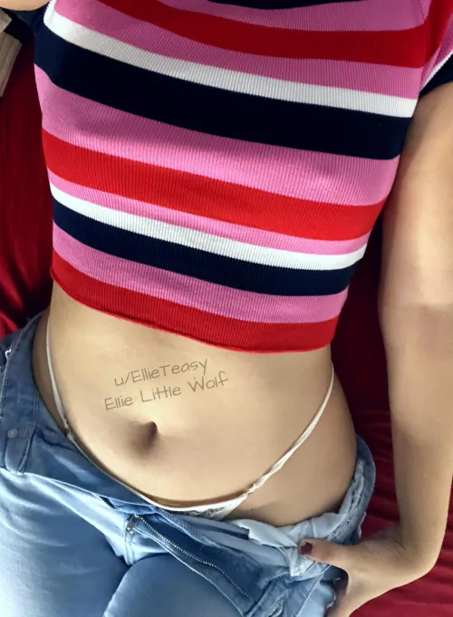 Daring to bare in my flirty thong