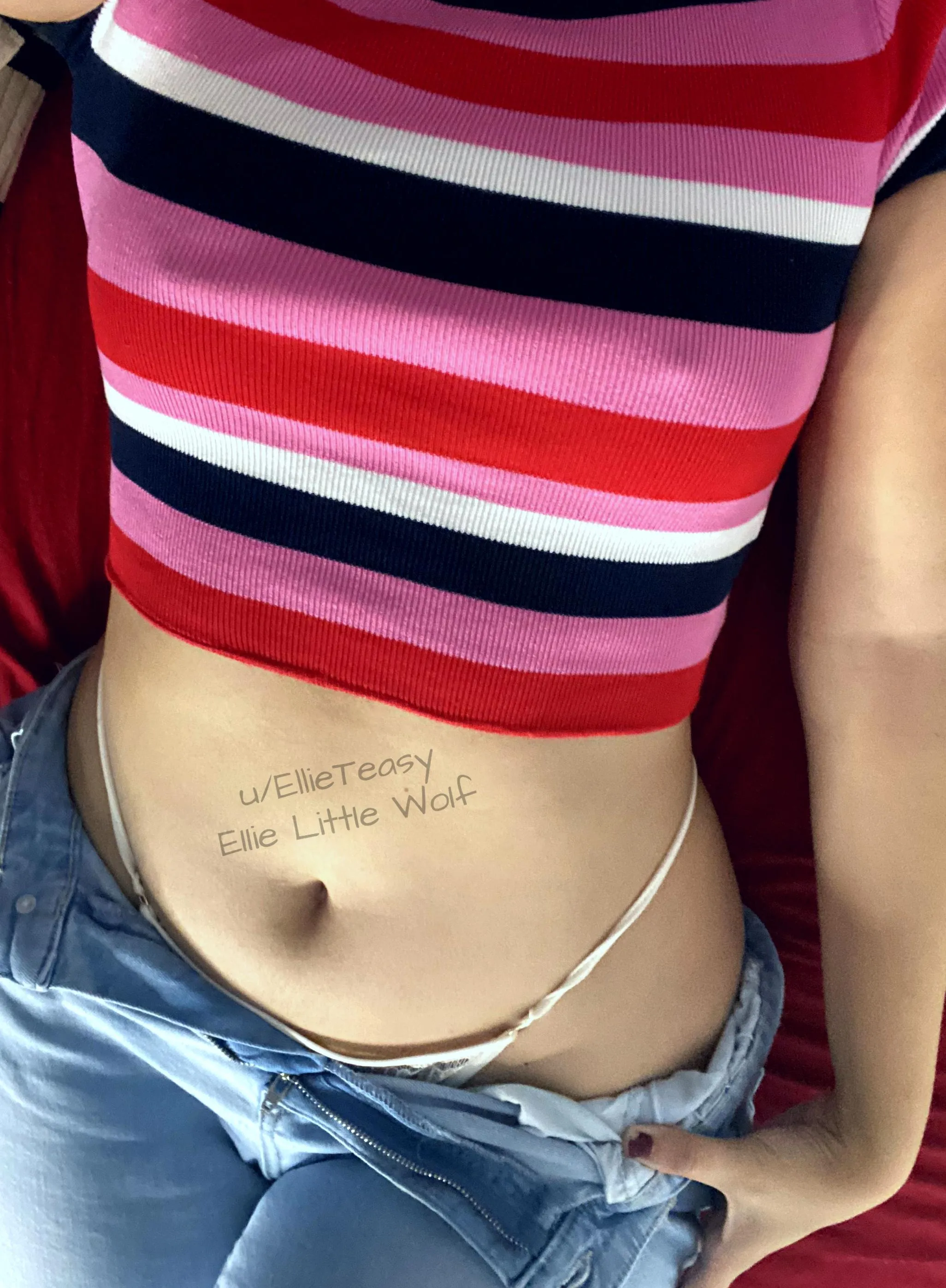 Daring to bare in my flirty thong