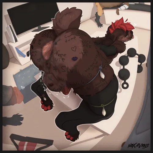 Full-Render YCH commission. Party's Cum dump (noxavious) [M]