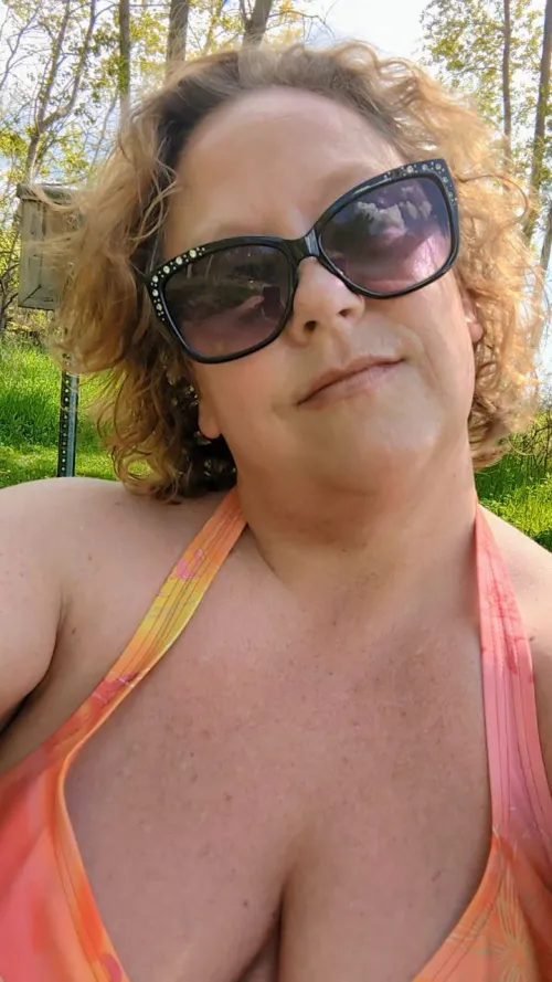 I love being in the sunshine.