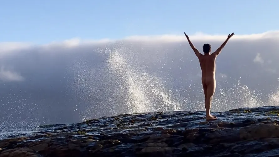 I love getting splashed by ocean waves