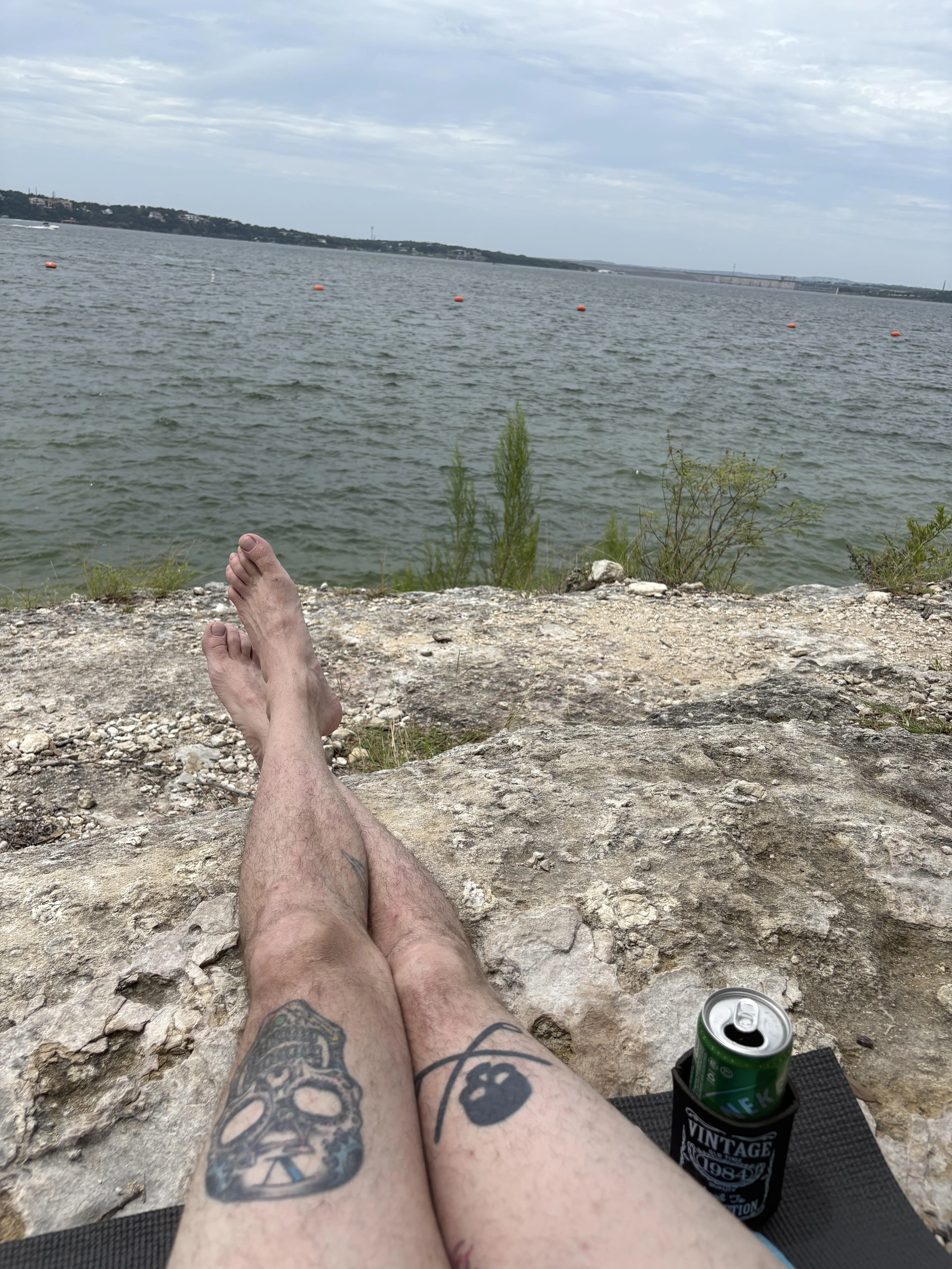 Lake is high, UV is high, clothing is low!