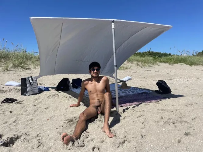 Love being naked at the beach