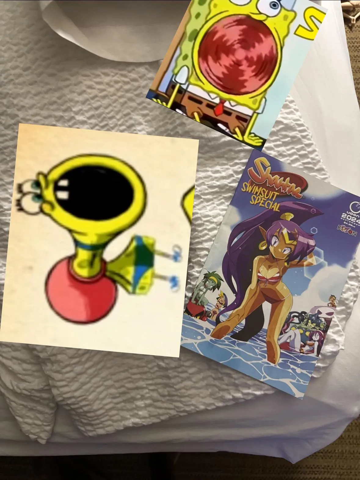 My favorite SpongeBob toys released with the Shantae Swimsuit Special comics❤️