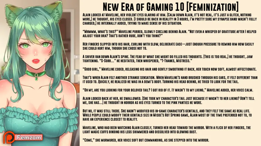 New Era of Gaming 10 Forced Feminization Caption
