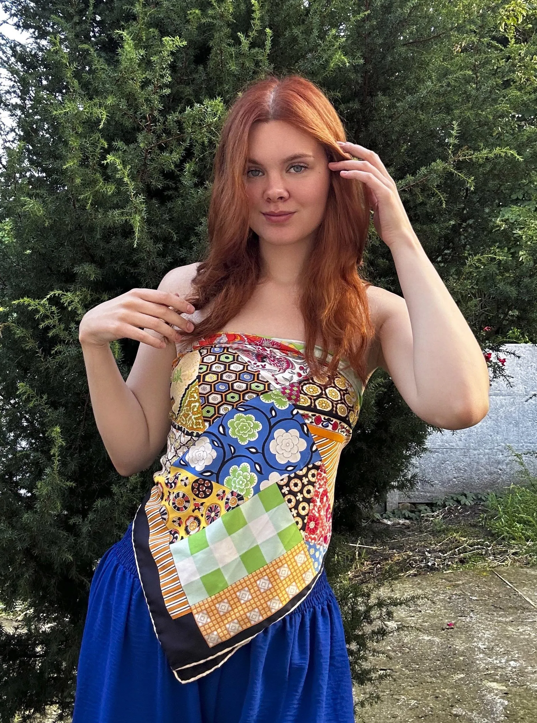 No bra needed for my garden meditation 🌿