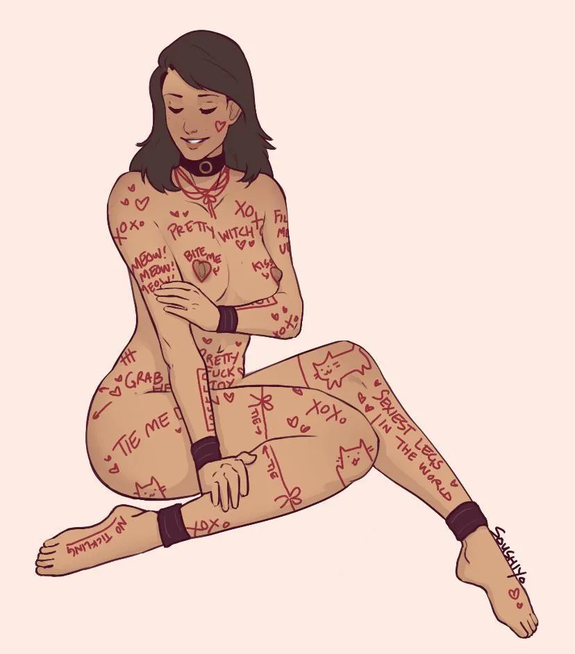 Nothing better than a cute positive body writing date