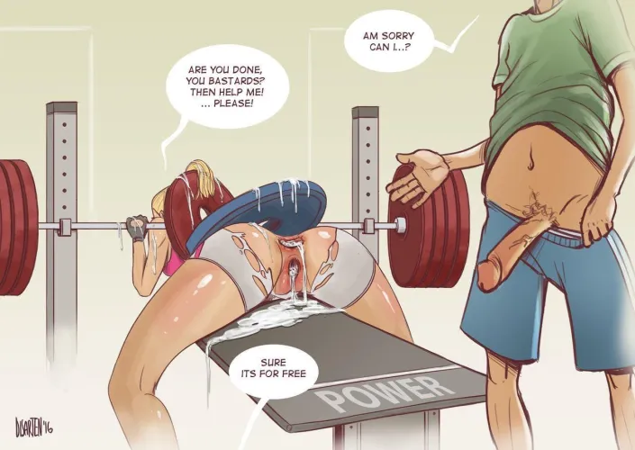 This is what happened when I was talking shit about the guys in the gym