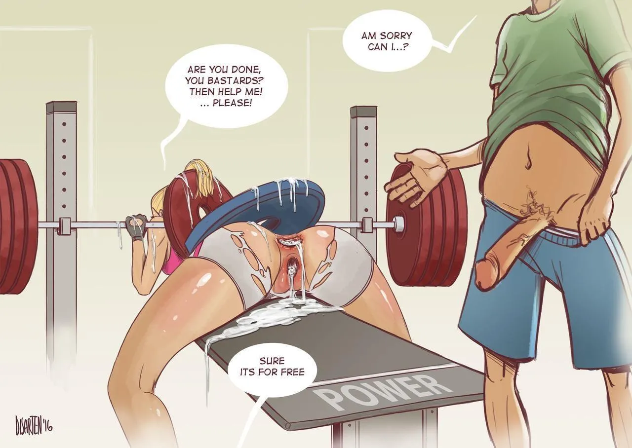 This is what happened when I was talking shit about the guys in the gym