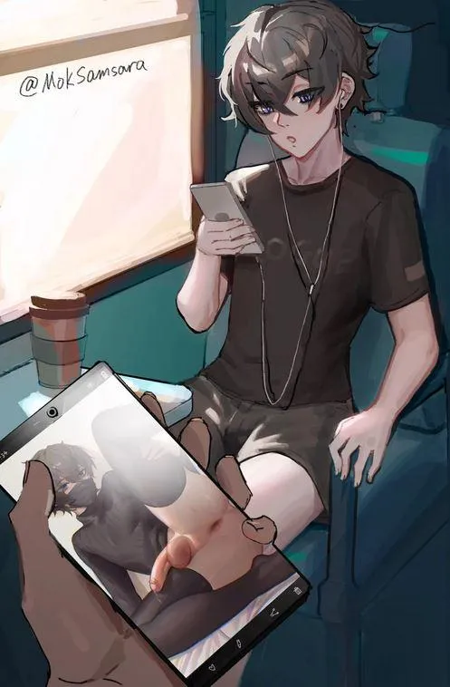 Don't you wish someone would find you on the train and have their way?? I know I do