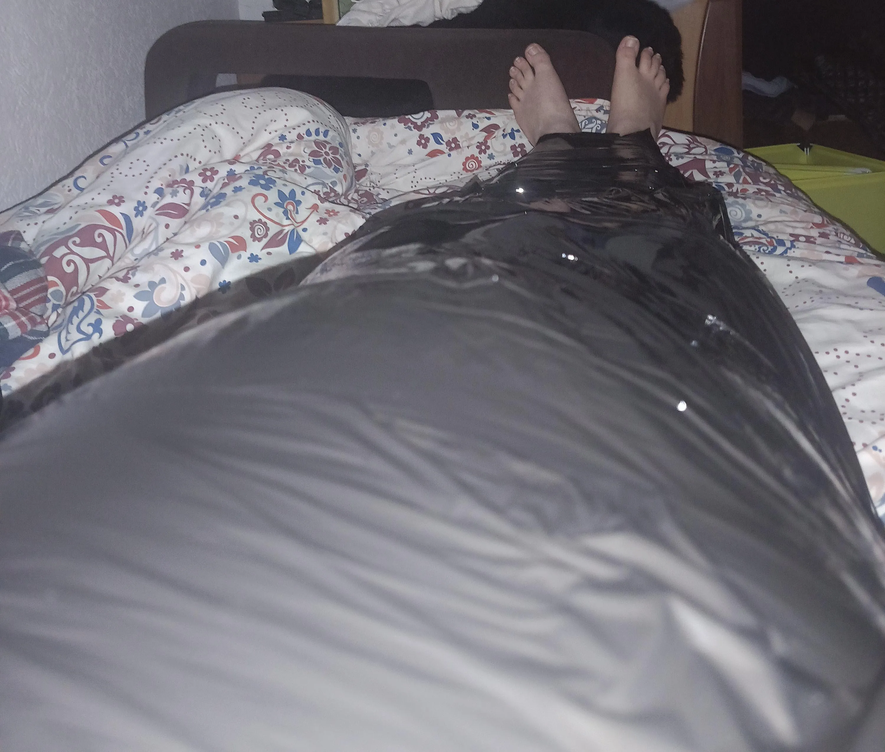 My first self Wrap in a few months... Nice and tight. Gonna stay like that 4 to 6 hours hehe