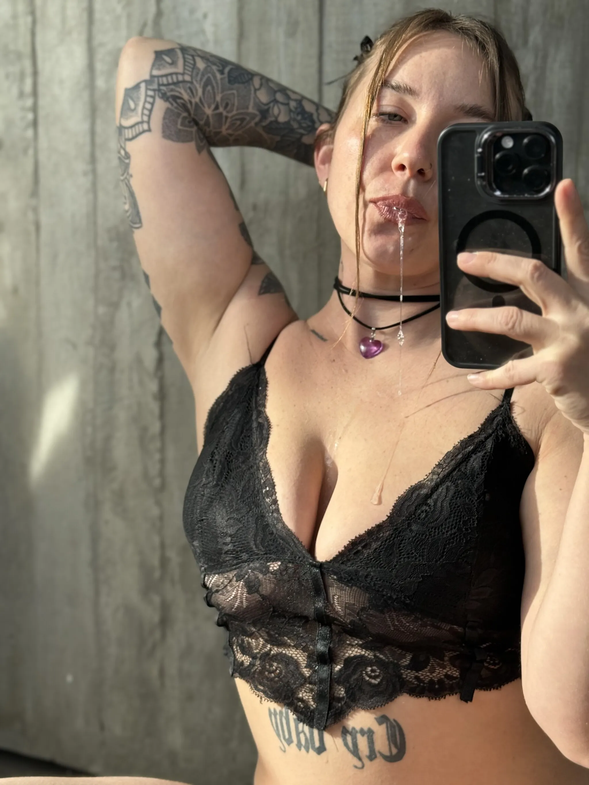 the sound of my drool dripping should be your wake-up call