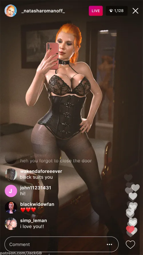 Black Widow Live (JackGB_NSFW)