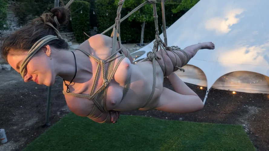 Feels to good to be tied and suspended