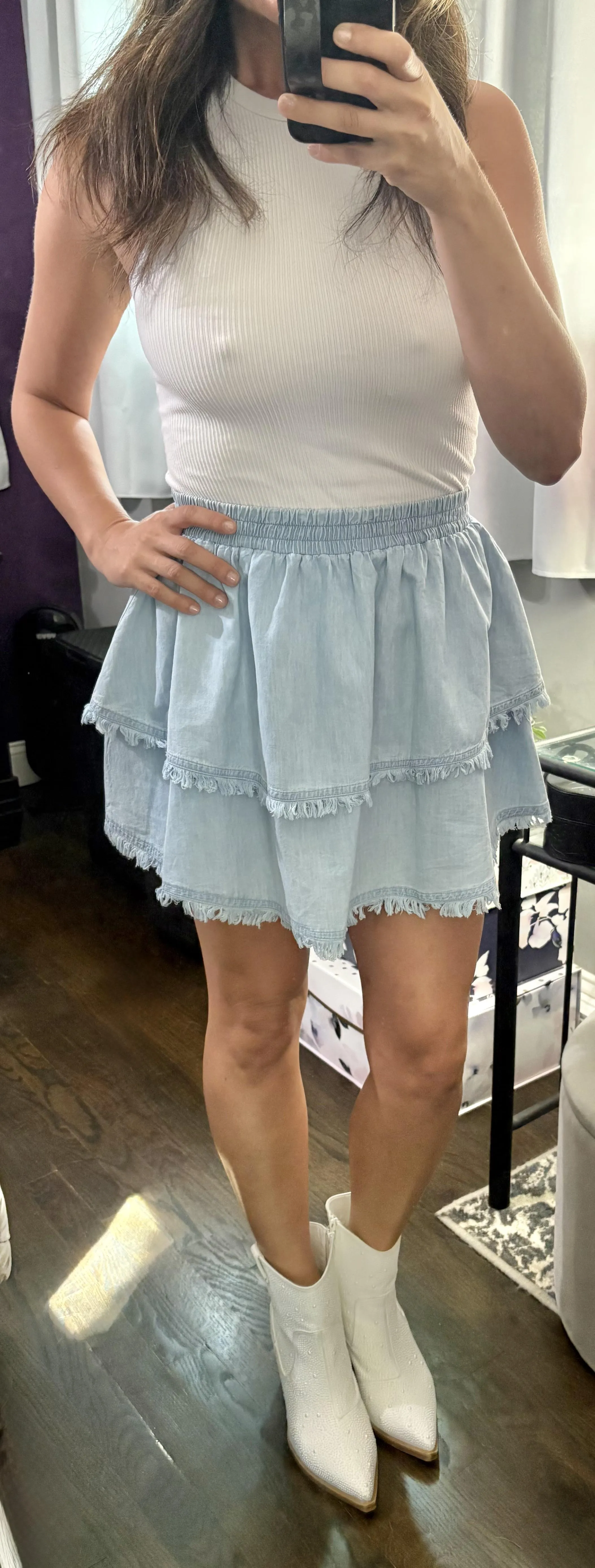 Life is too short to wear a long skirt…