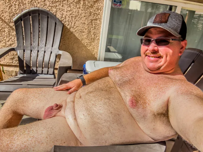 Soaking up some vitamin D this morning. I’ve been needing it!