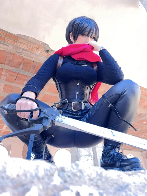 Mikasa cosplay by Nyukix