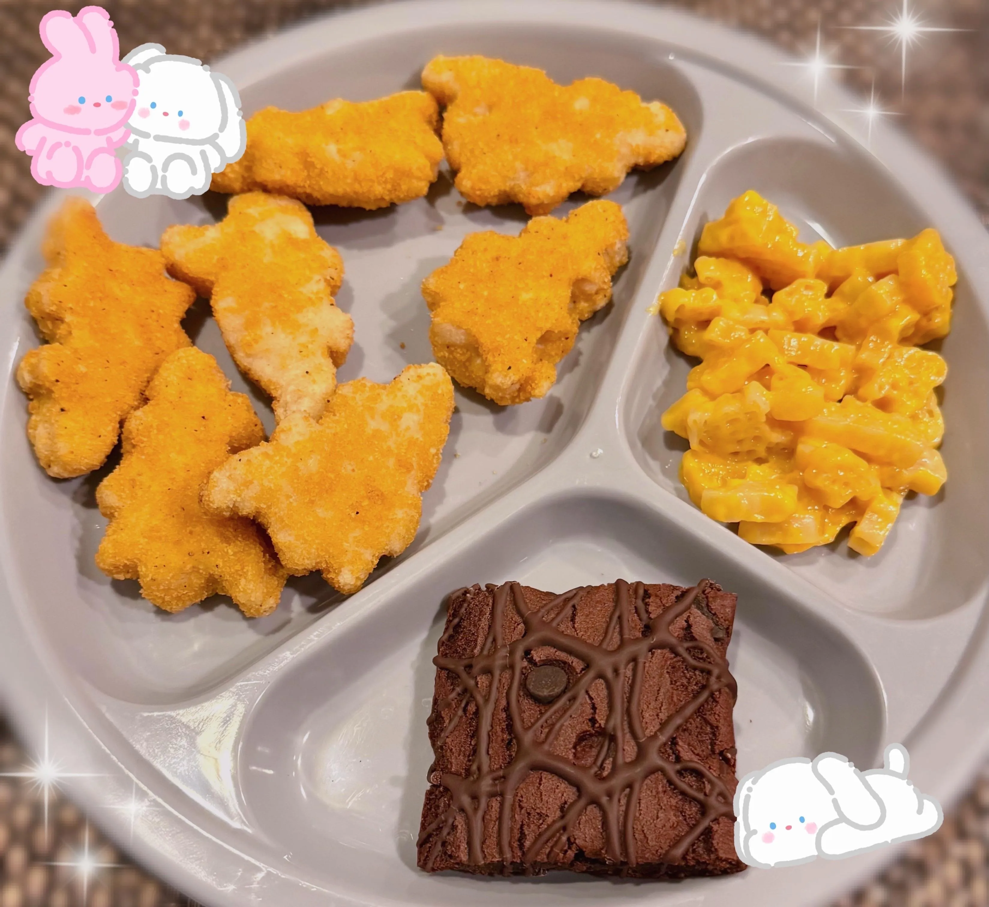 my little lunch today!!🤍🎀