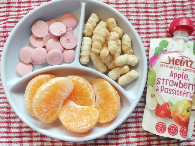 New plate + snackies