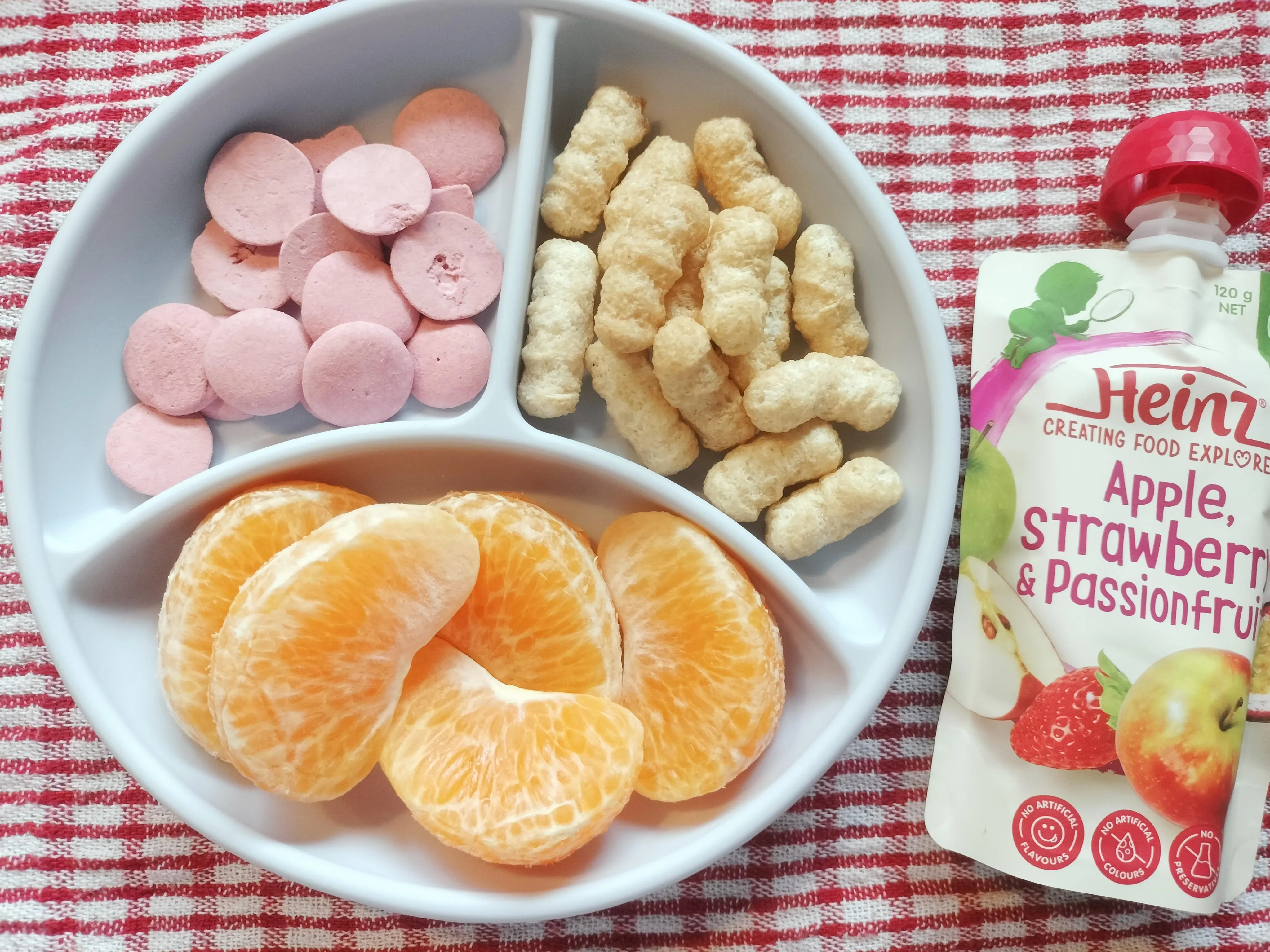 New plate + snackies