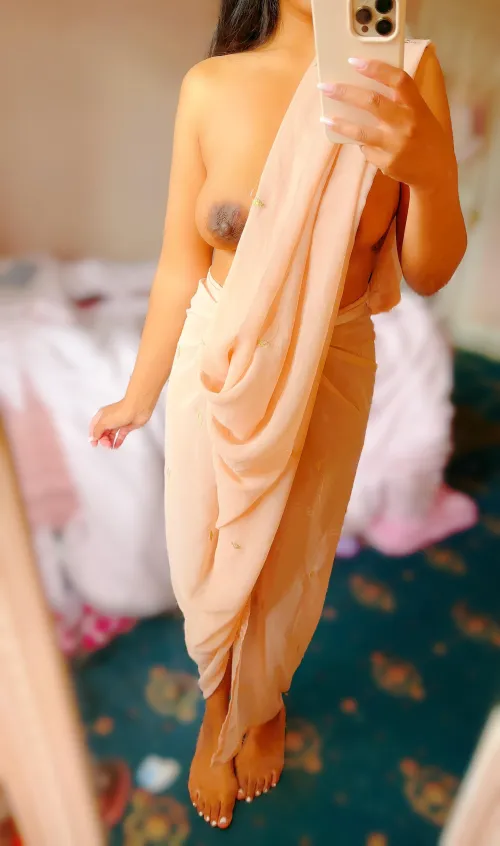 I get extra horny in a sari