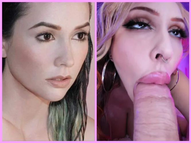 I think you can even see some of the bimbofication in face 🥰