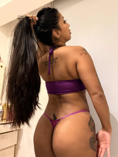 Messy ponytail😈😈😈