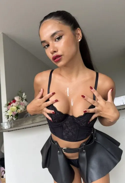 You'll clean up every drop, won't you, my little cum-eating slut? I decide what happens next, so get ready to taste it all.