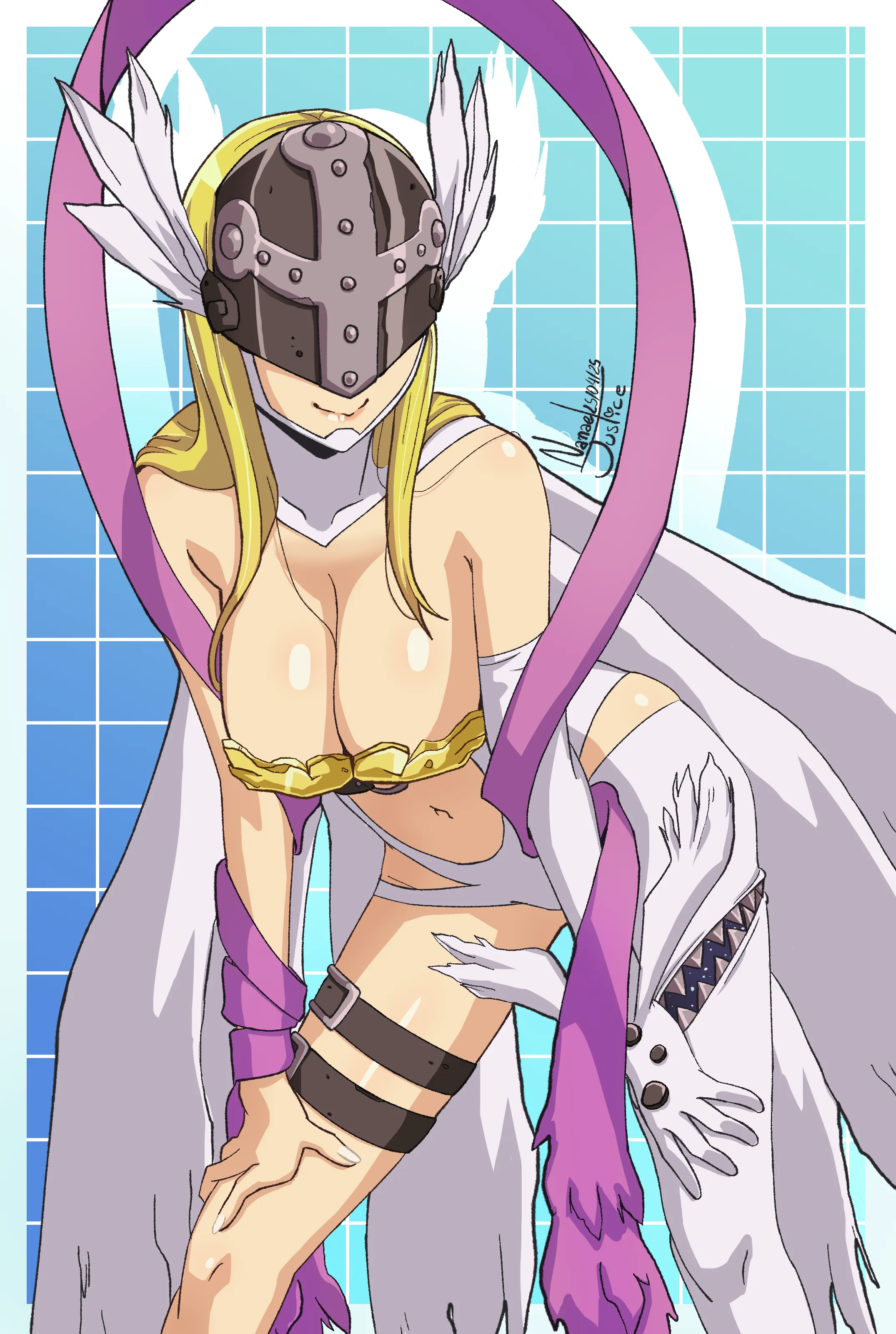 Angewomon drawing I made (NanaelJustice)