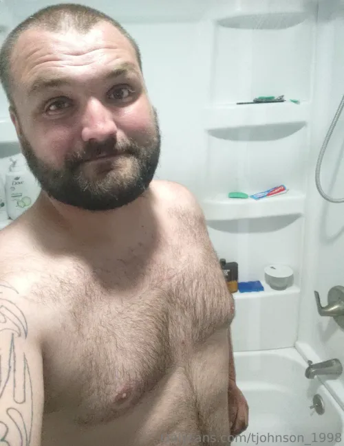 Hopping in the shower