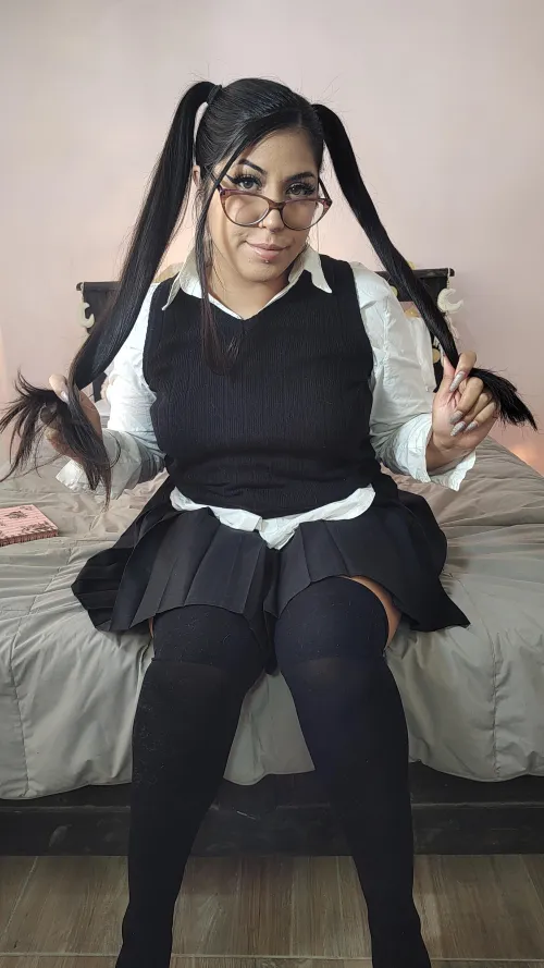 My hair is long, silky, and all yours to pull