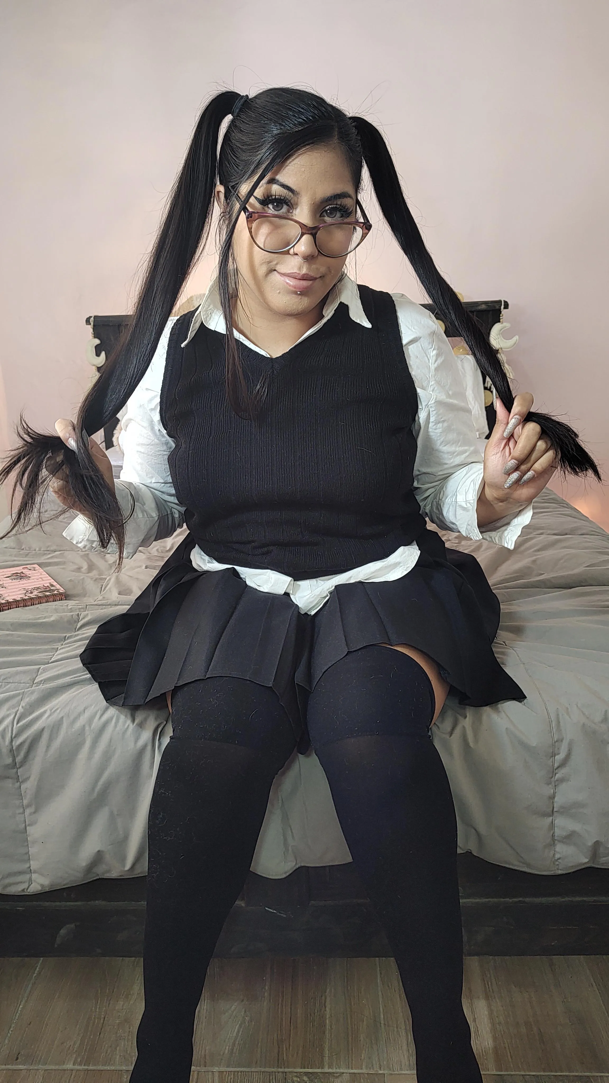 My hair is long, silky, and all yours to pull