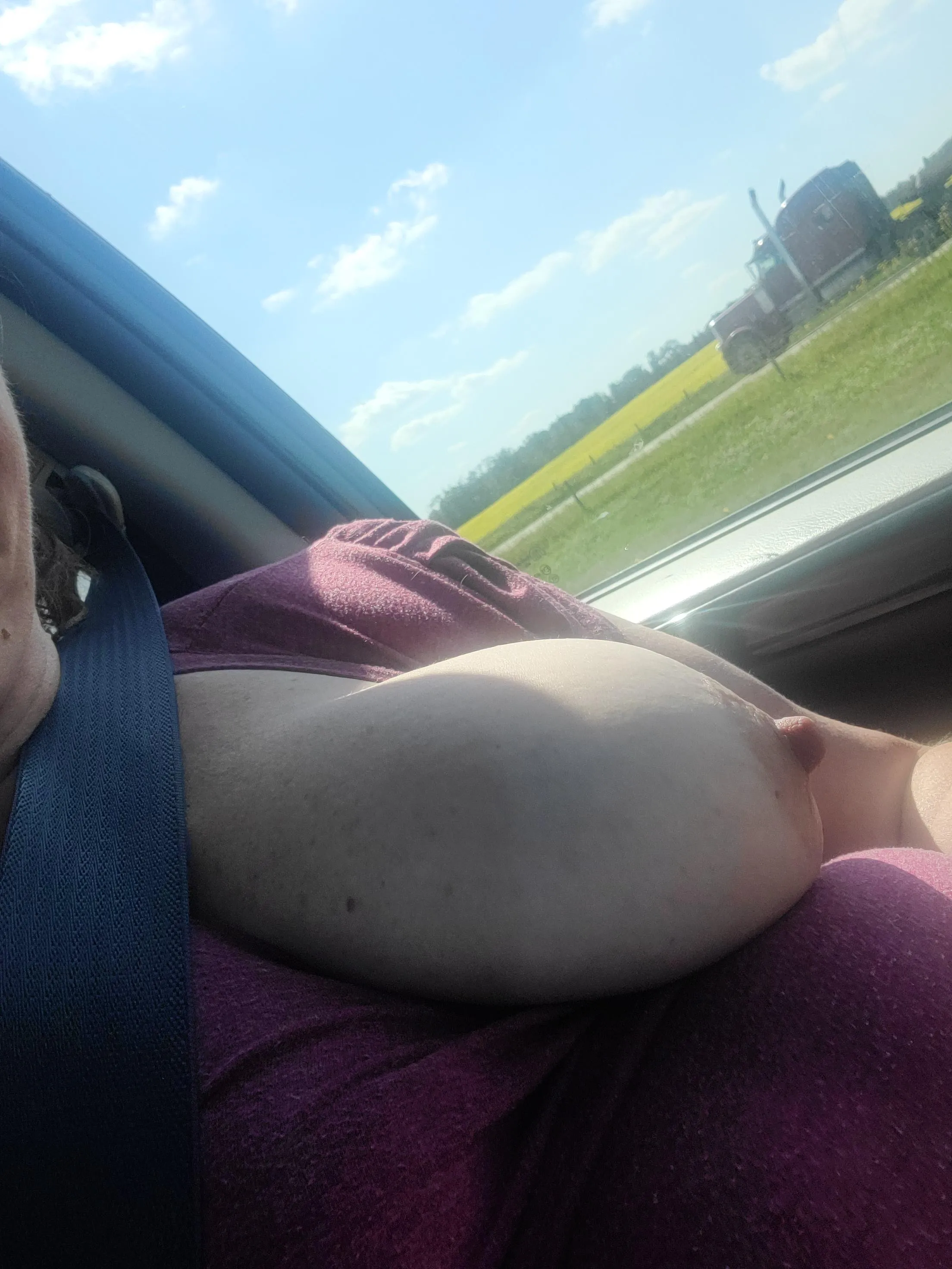 Stuck in road construction