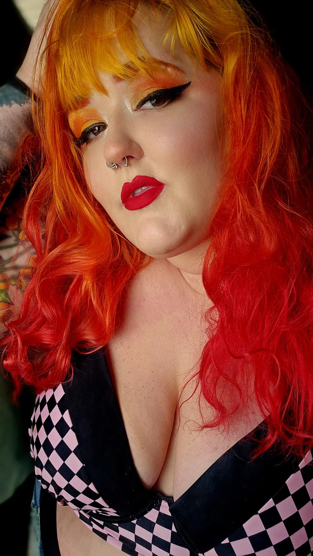 Matching hair and makeup 🔥