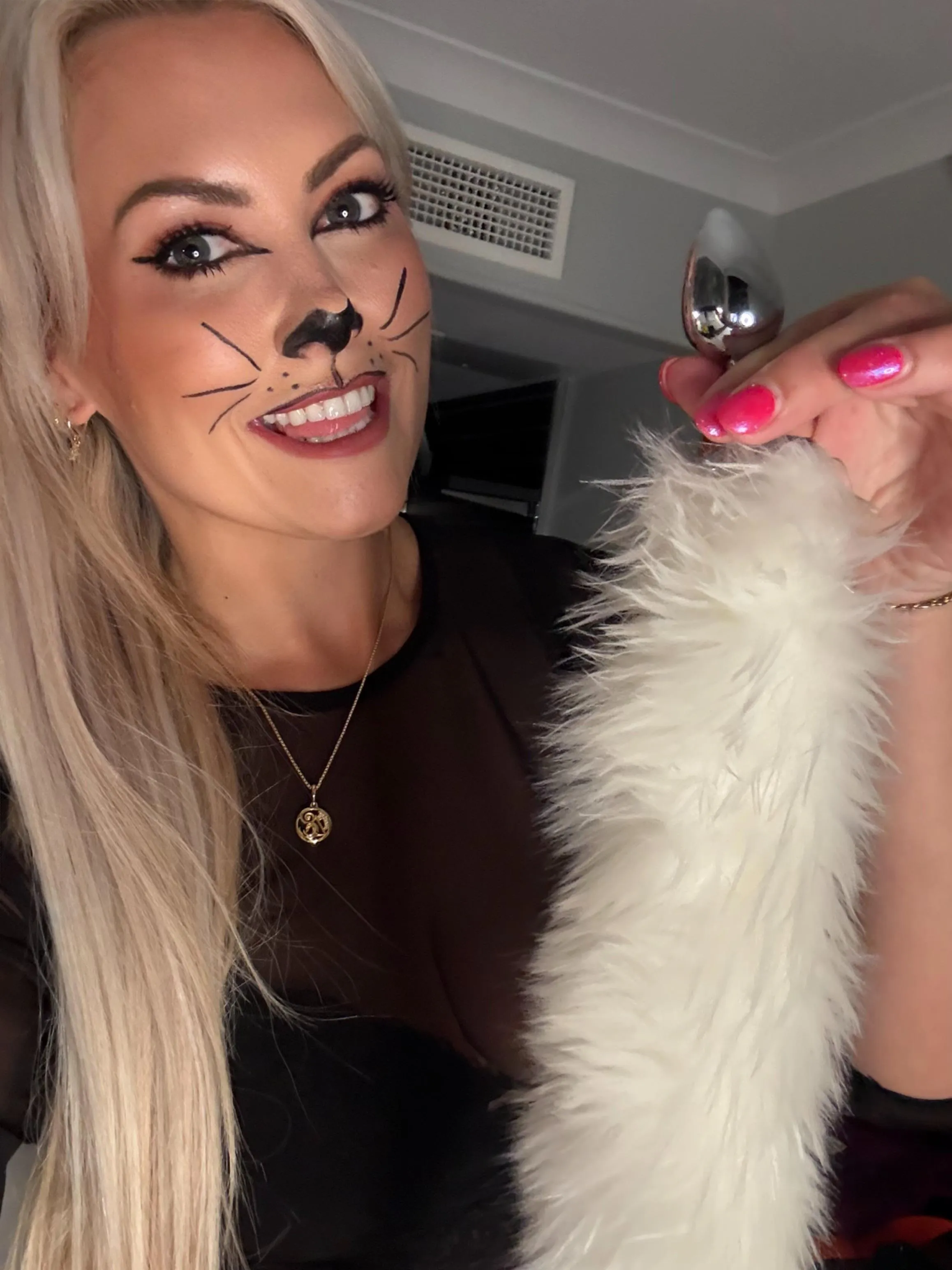 Hi neighbor you caught me getting naughty