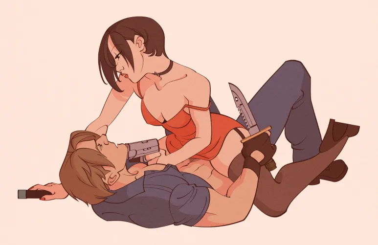 Ada and Leon by joceydraws