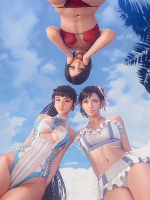 Ada with Tifa and Eve (sreliata)