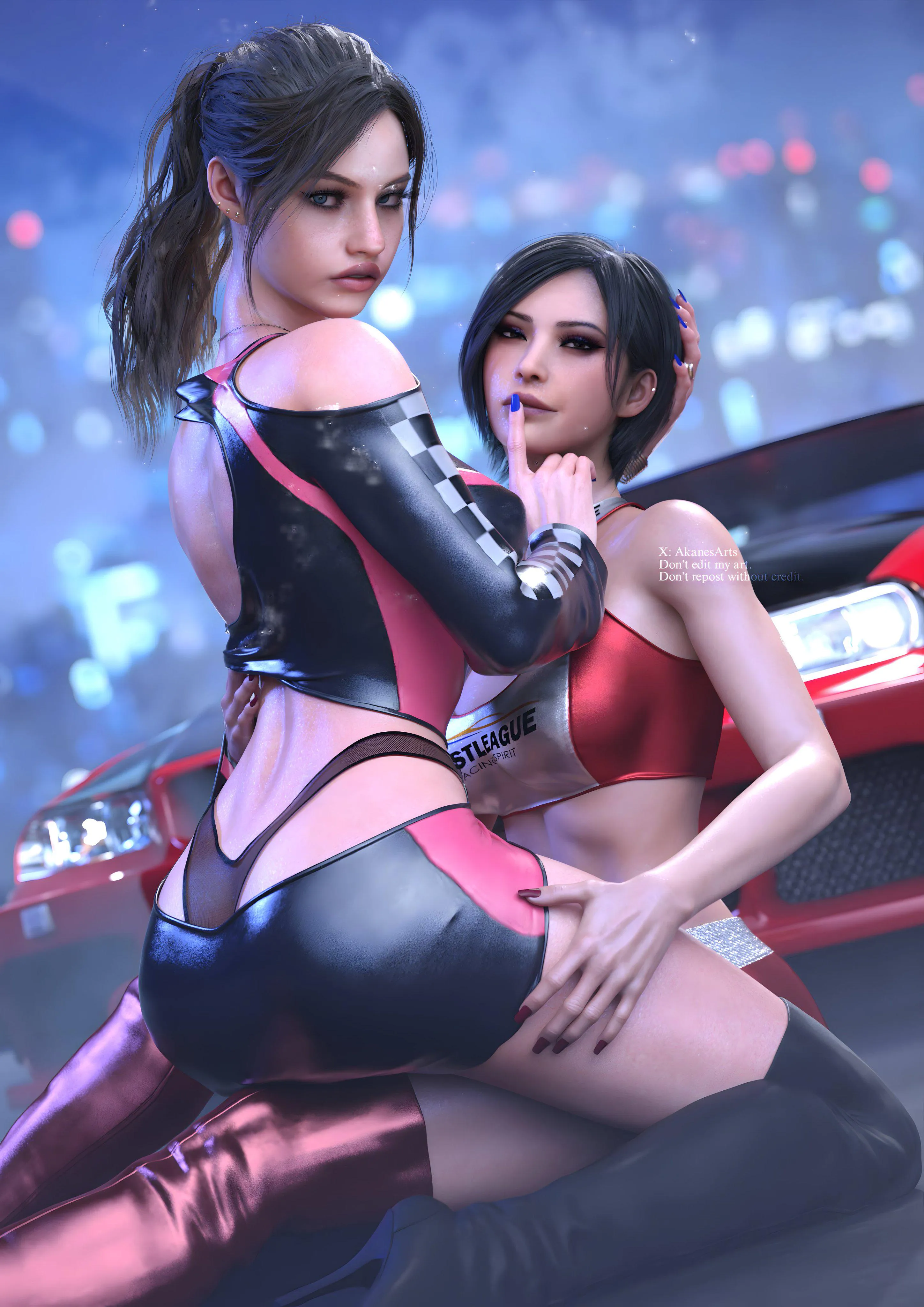 Claire & Ada - Racer Queens (AkanesArts)