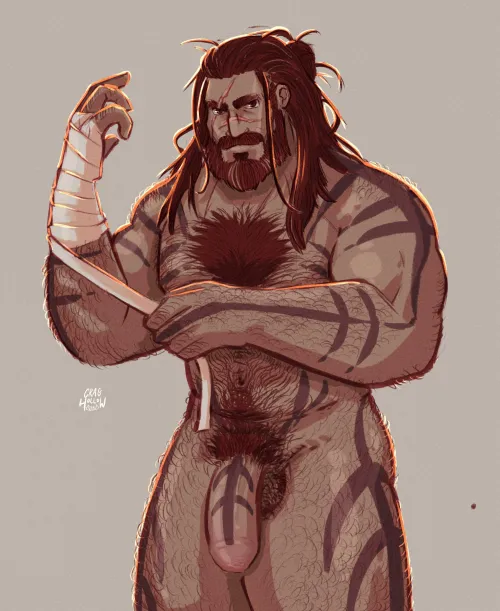 He’s got a big… personality… (art by me @CragHollow)