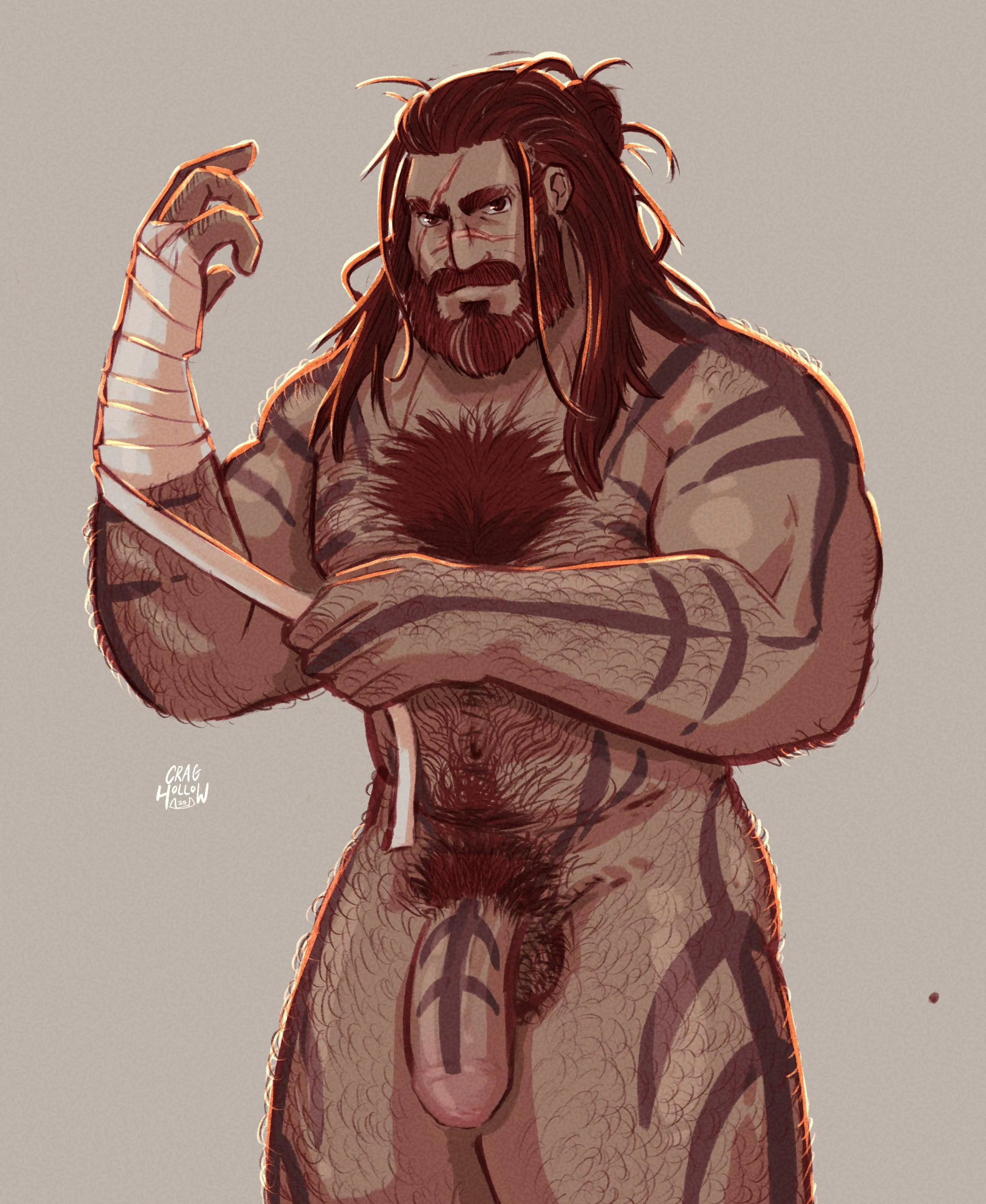 He’s got a big… personality… (art by me @CragHollow)