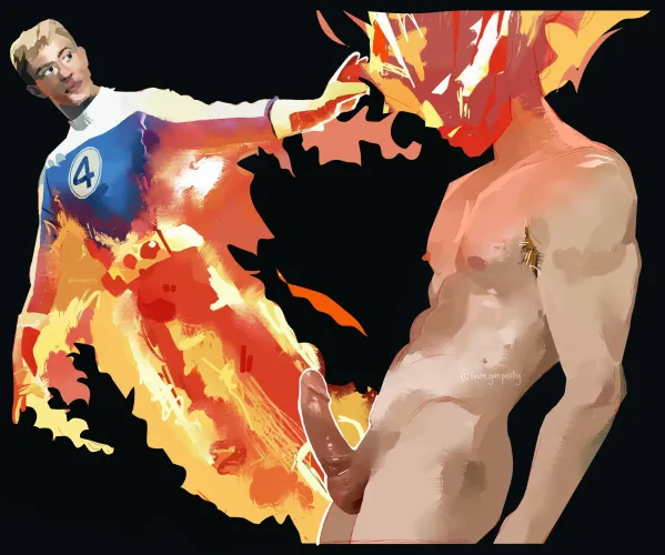 johnny storm (art by me)