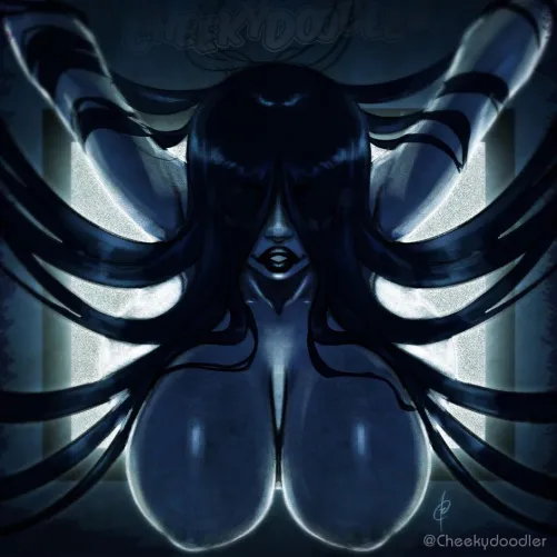 Peek-a-boob! (by CheekyDoodler)